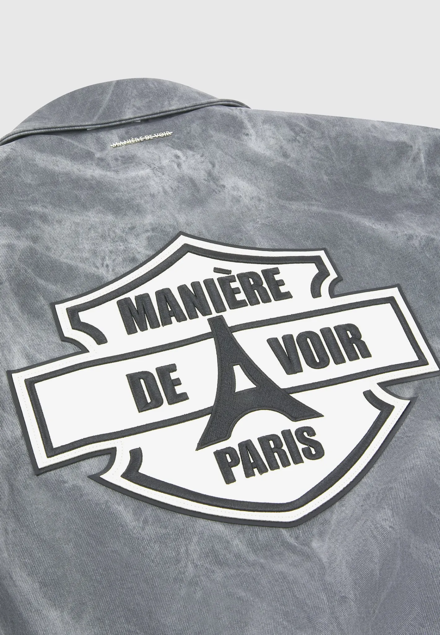 Vintage Marble Varsity Jacket -^Manière De Voir Clearance