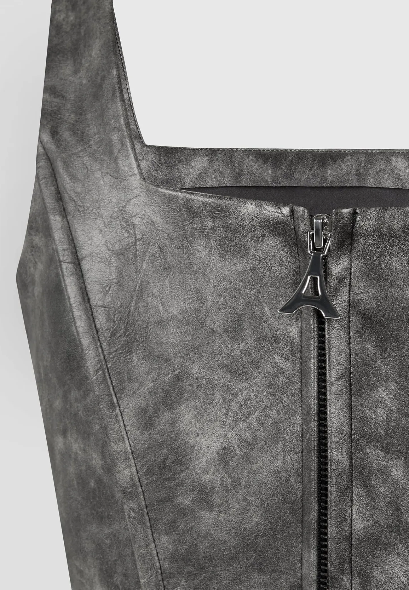 Vintage Vegan Leather Corset Top -^Manière De Voir Best