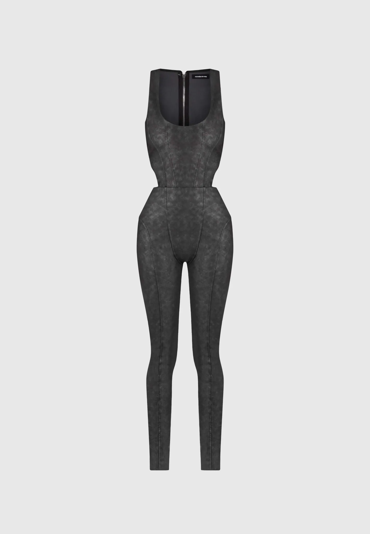 Vintage Vegan Leather Corset Jumpsuit -^Manière De Voir Outlet