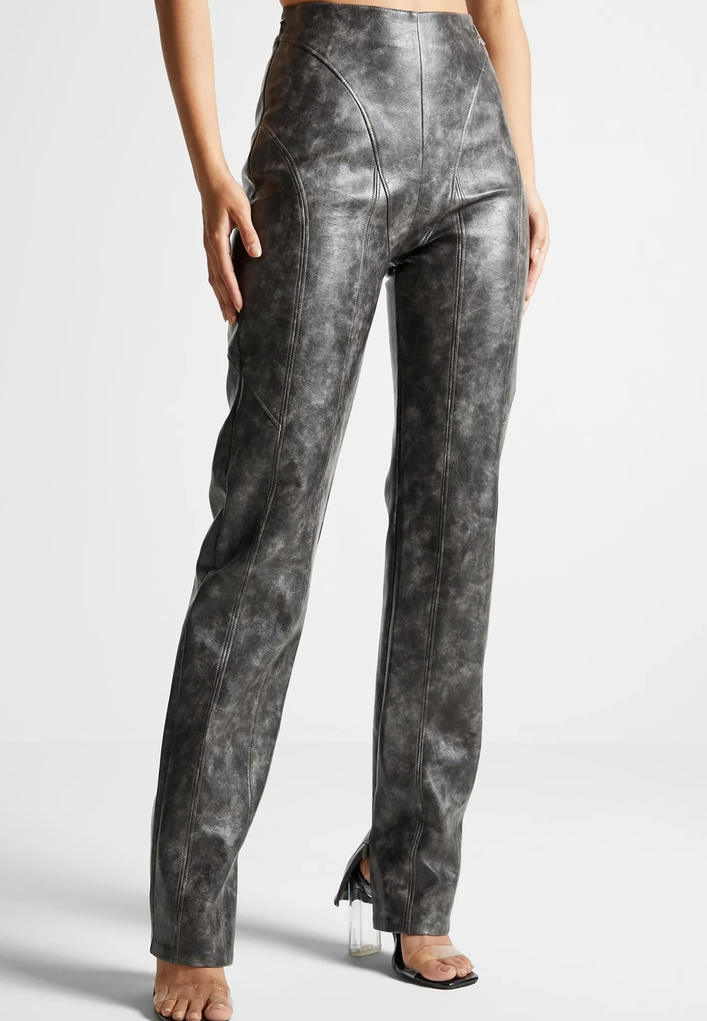 Vintage Vegan Leather Trousers -^Manière De Voir Online
