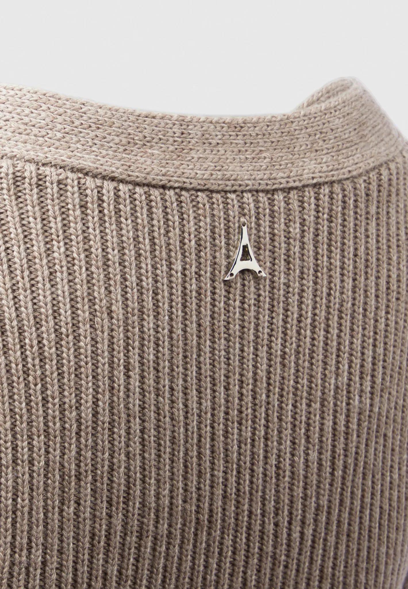 Wide Shoulder Knitted Contour Mini Dress -^Manière De Voir New