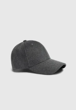 Wool Blend Cap - Charcoal Grey^Manière De Voir New