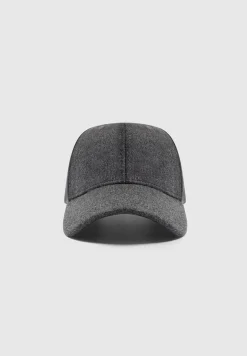 Wool Blend Cap - Charcoal Grey^Manière De Voir New