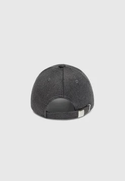 Wool Blend Cap - Charcoal Grey^Manière De Voir New