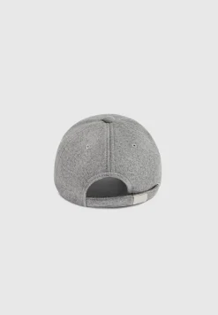 Wool Blend Cap - Light Grey^Manière De Voir Discount