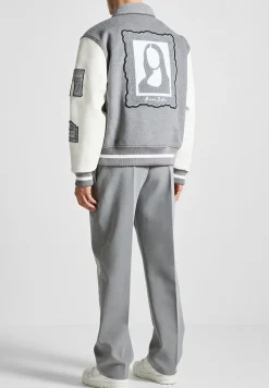 Wool Blend Mona Lisa Varsity Jacket -^Manière De Voir Discount