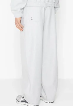 Wool Blend Pintuck Joggers - Light Grey^Manière De Voir Discount