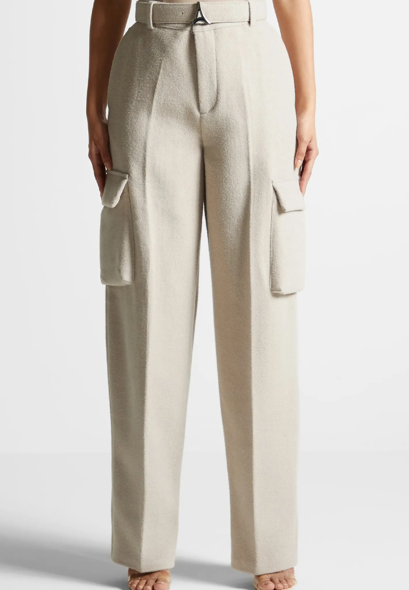 Wool Tailored Cargo Trousers -^Manière De Voir Online