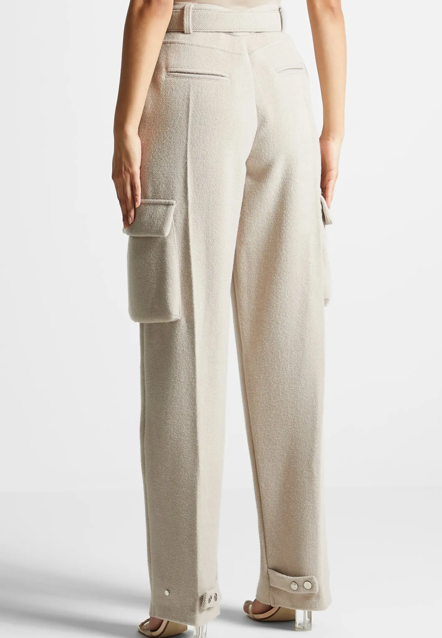 Wool Tailored Cargo Trousers -^Manière De Voir Online