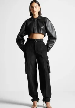 Wool Tailored Cargo Trousers -^Manière De Voir Outlet