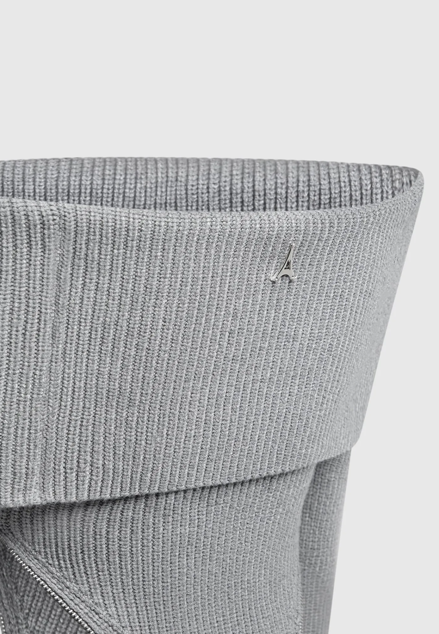 Zip Detail Knit Bandeau Top -^Manière De Voir Discount