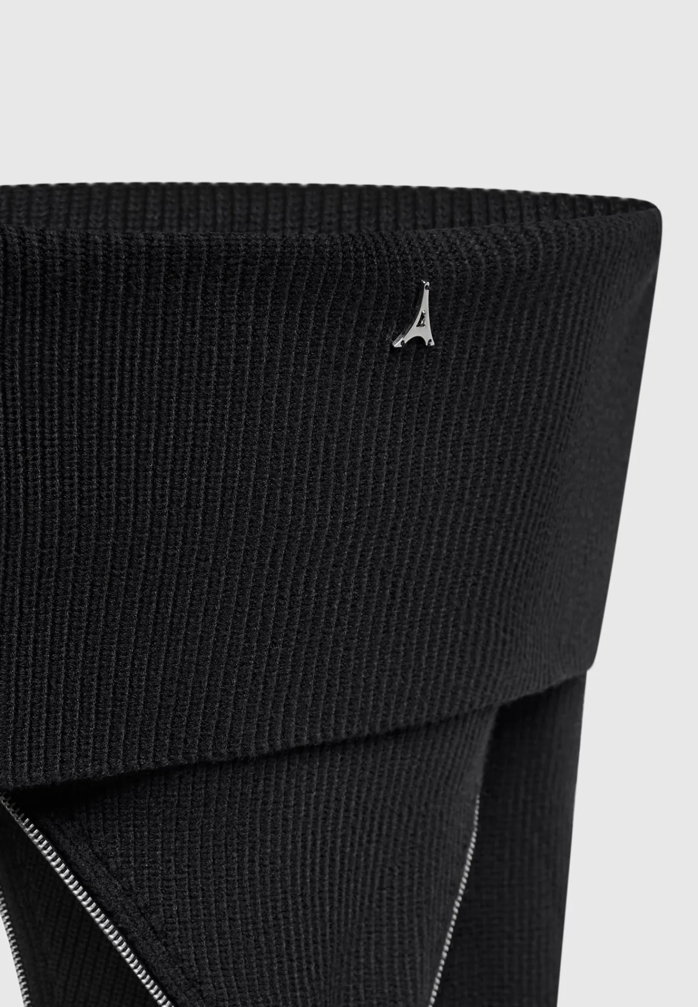 Zip Detail Knit Bandeau Top -^Manière De Voir New